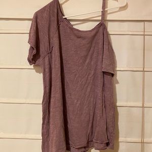 Free people off the shoulder T-shirt